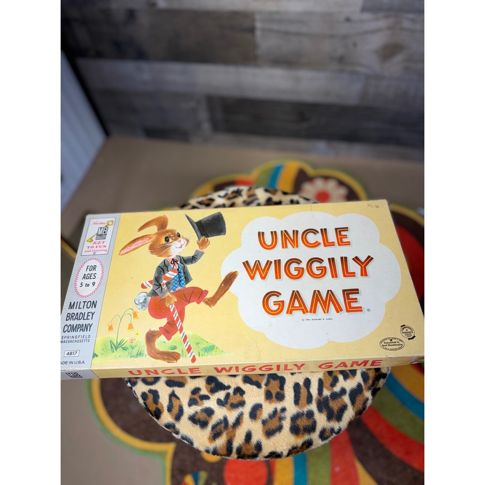 Vintage 1961 Milton Bradley Uncle Wiggily Game 4817 Howard Garis Board Game